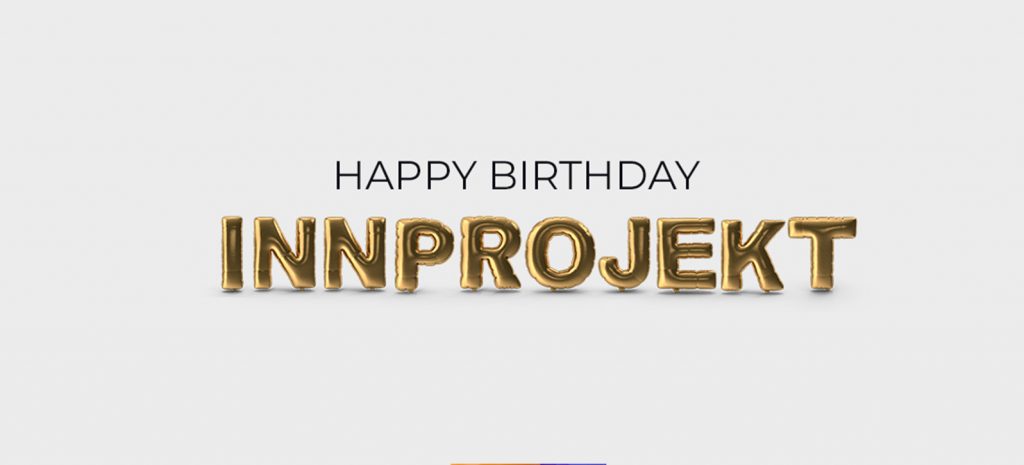 Happy 5th birthday InnProjekt Software Solutions for Sports Betting_Baloons Letters